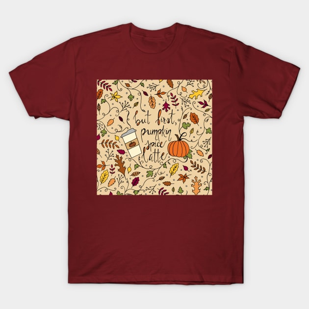 Pumpkin Spice T-Shirt by HLeslie Design